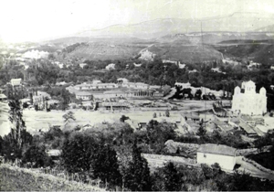 Вид на Кисловодскую крепость. Конец 19 века. Фото Александровича